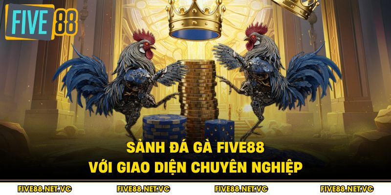 Sảnh đá gà Five88 với giao diện chuyên nghiệp